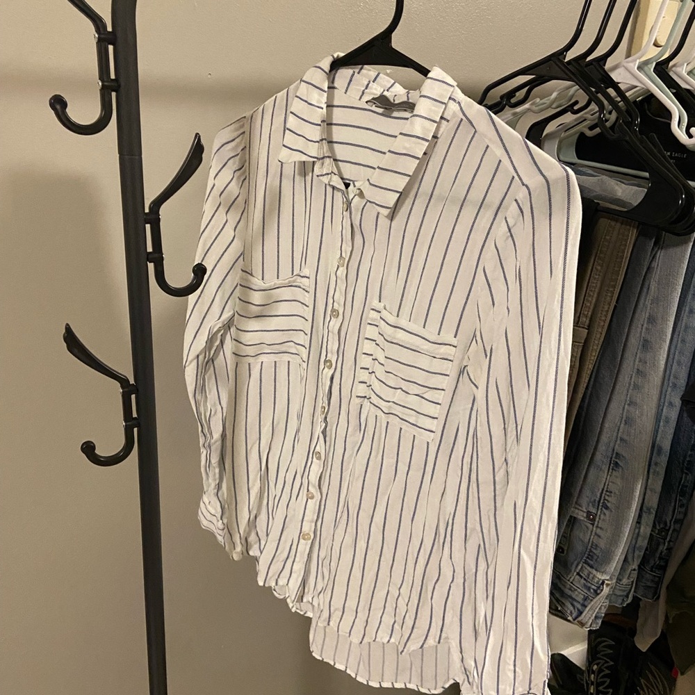 Striped Button Up - image 1